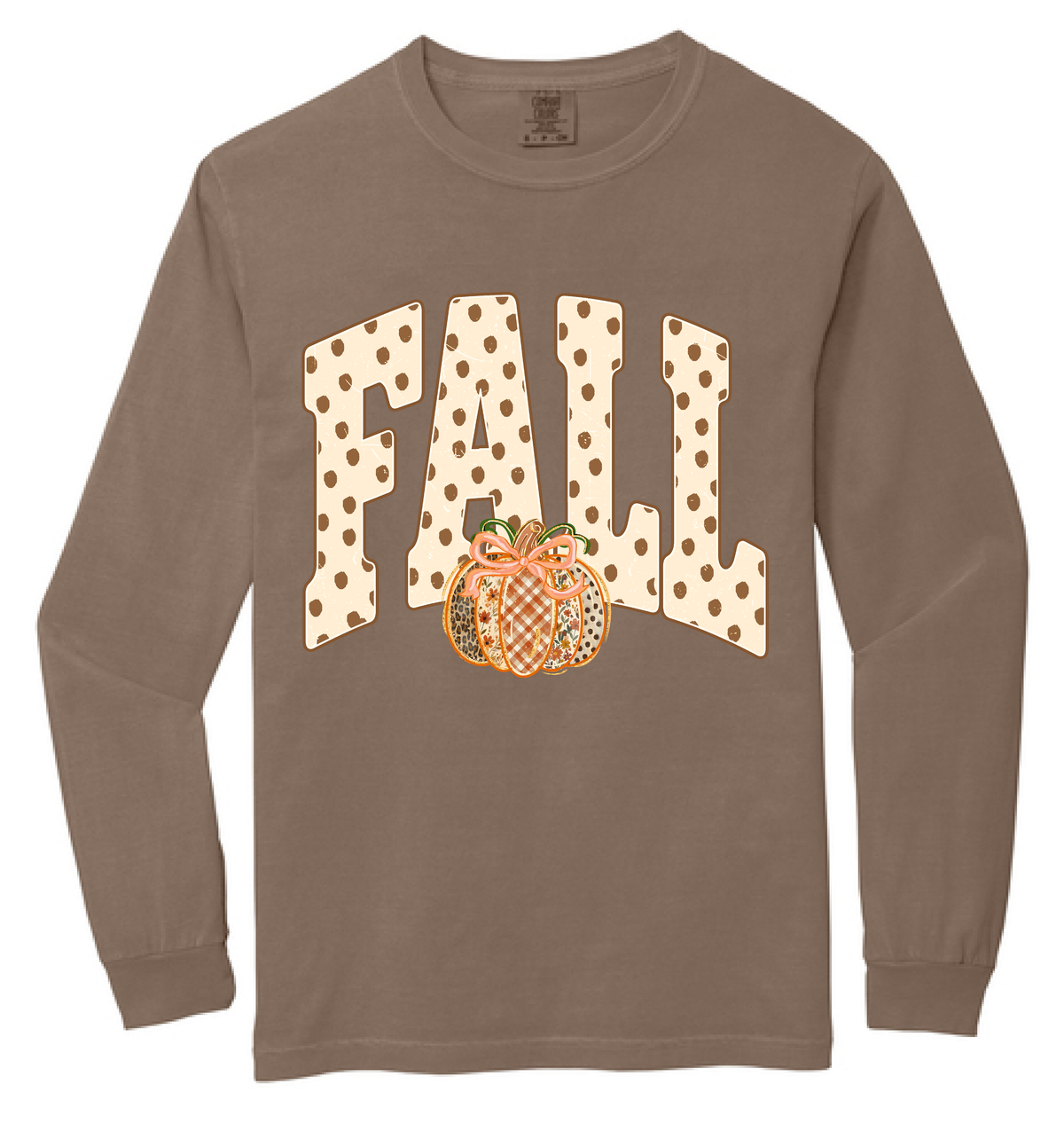 FALL Polka Dot Long Sleeve Tee