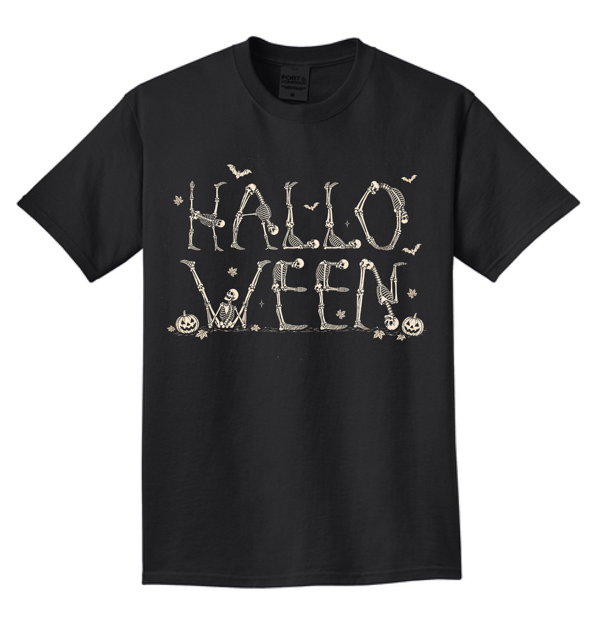 Spooky Fun Halloween Skeleton Tee