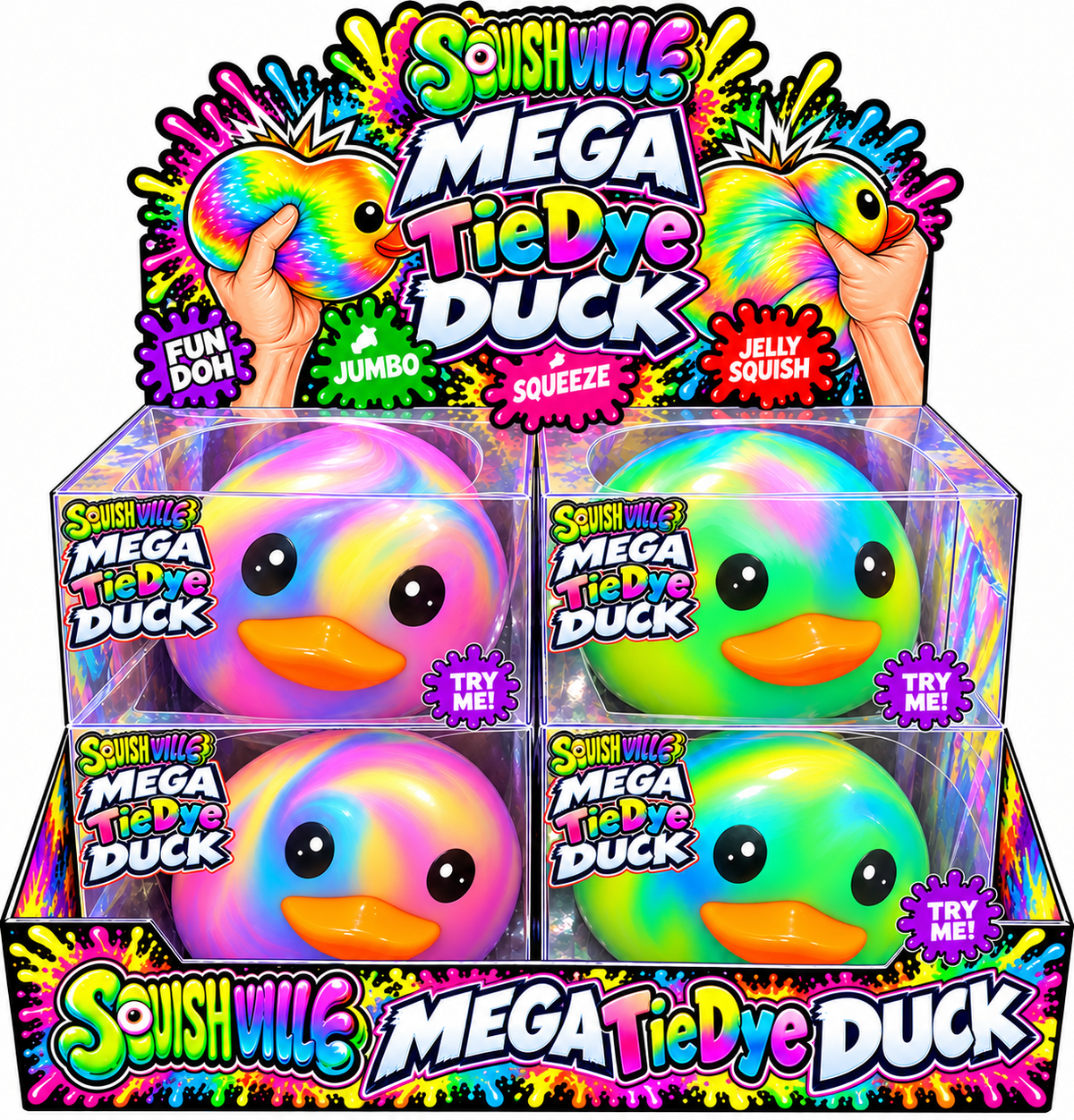 Mega Tie Dye Duck