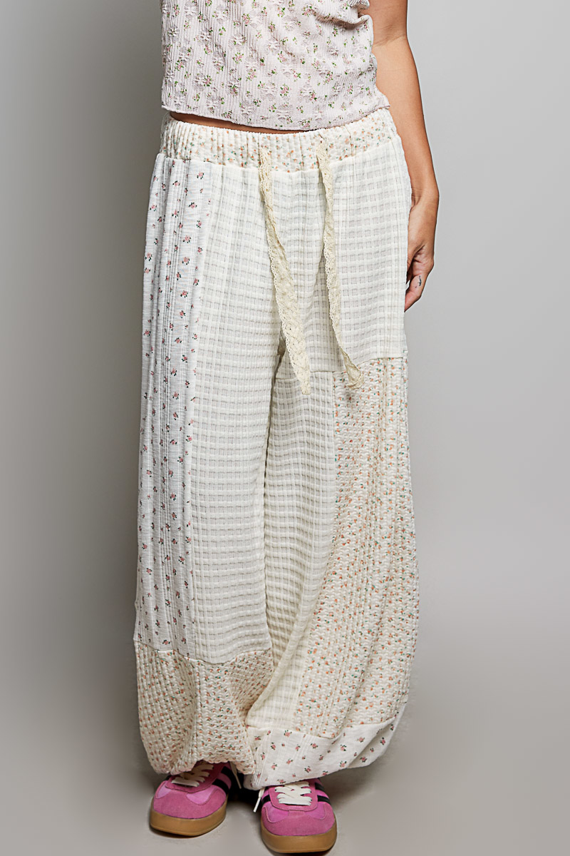POL Wildflower Knit Balloon Pants