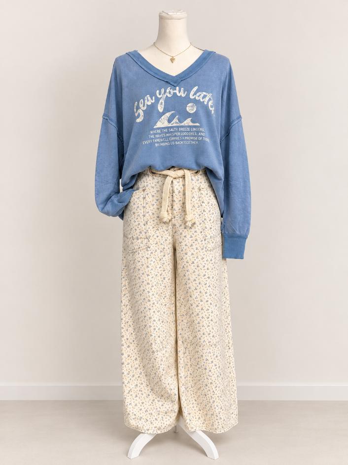 Floral BiBi Printed Pants