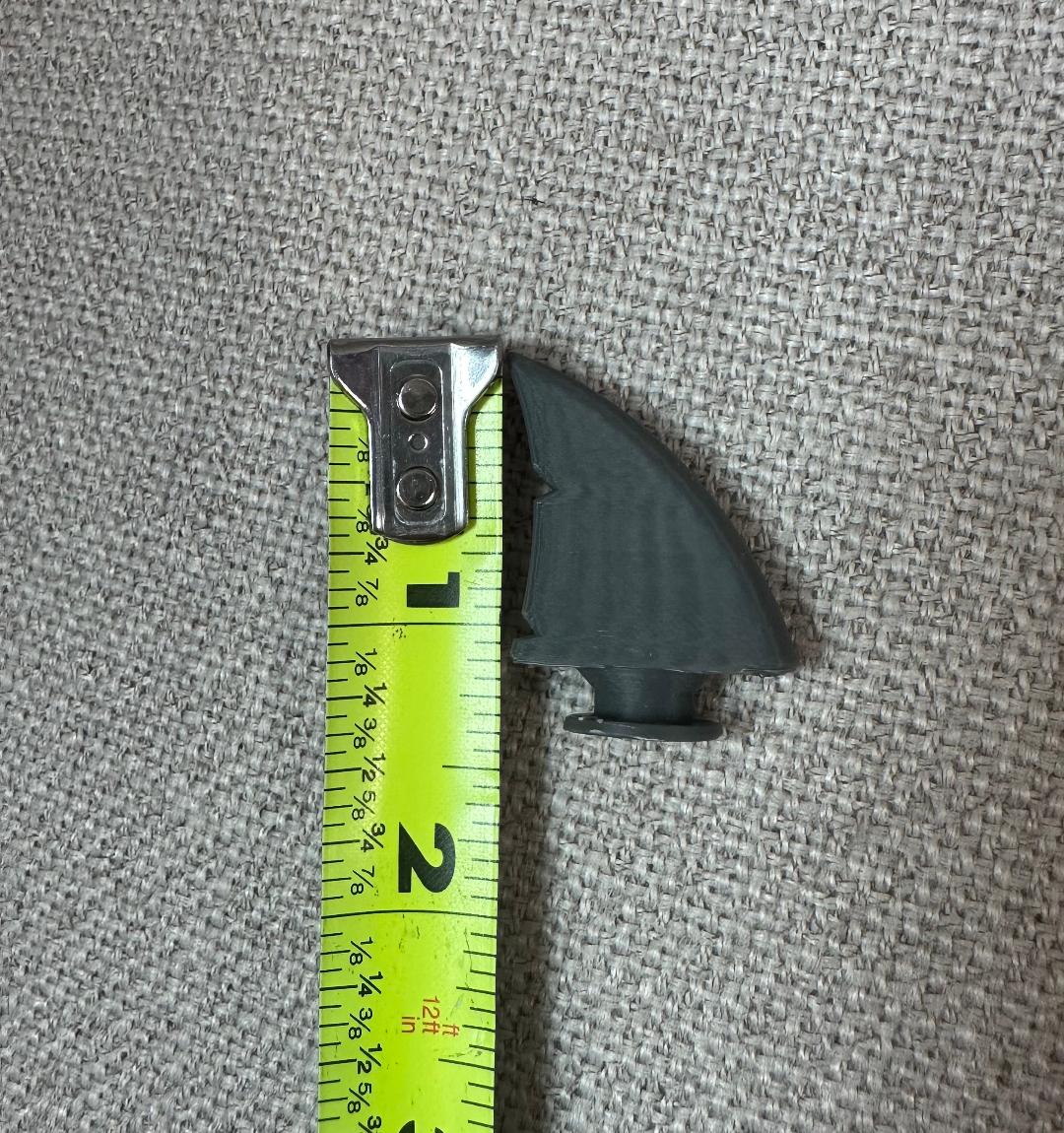 3D Printed Shark Teeth and Sark Fin Jibbitz