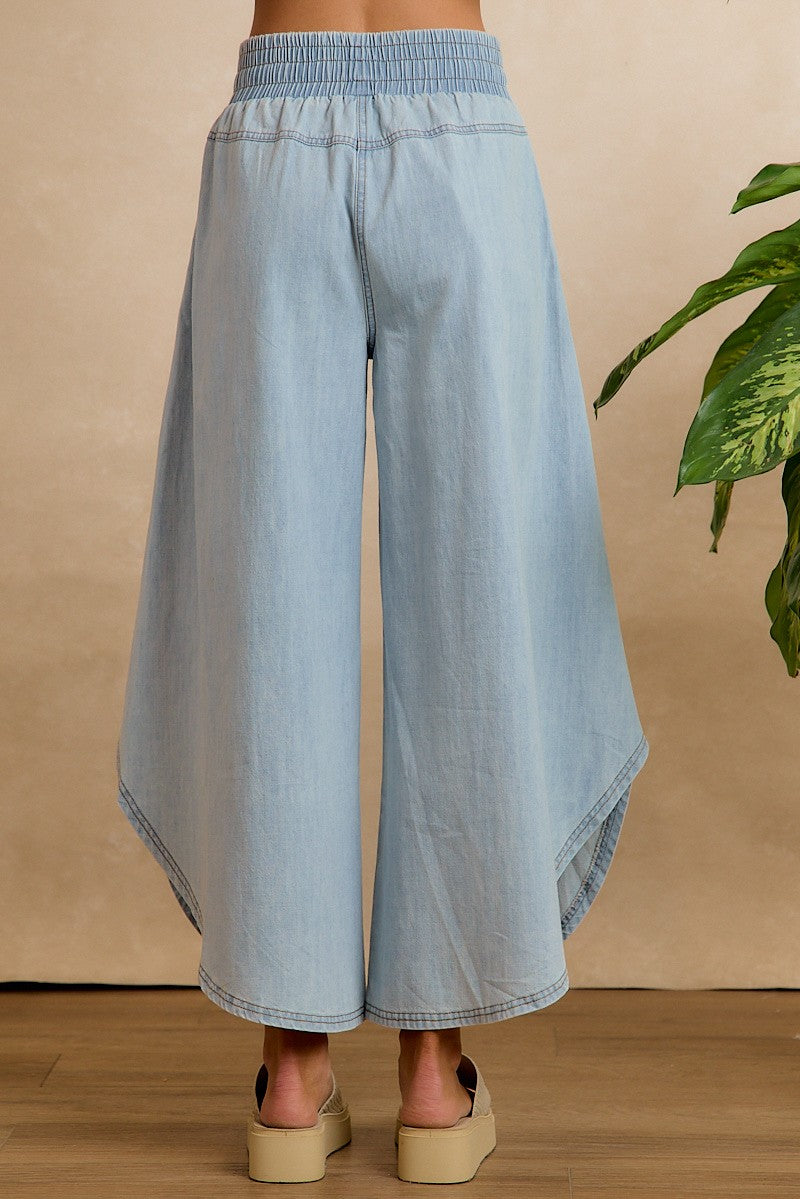 BiBi Tulip Hem Denim Pants
